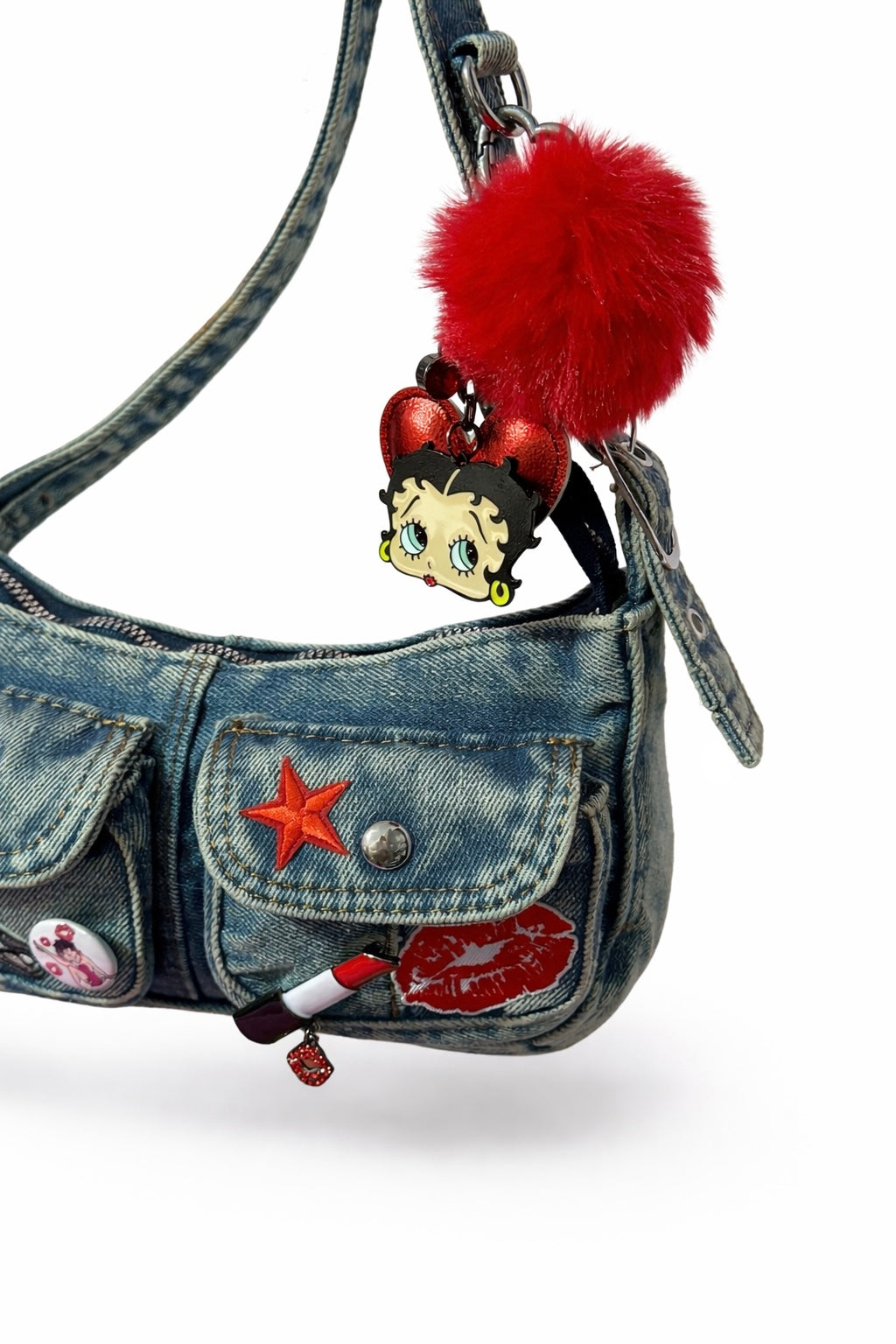 Borsa Baby Denim - Betty Boop