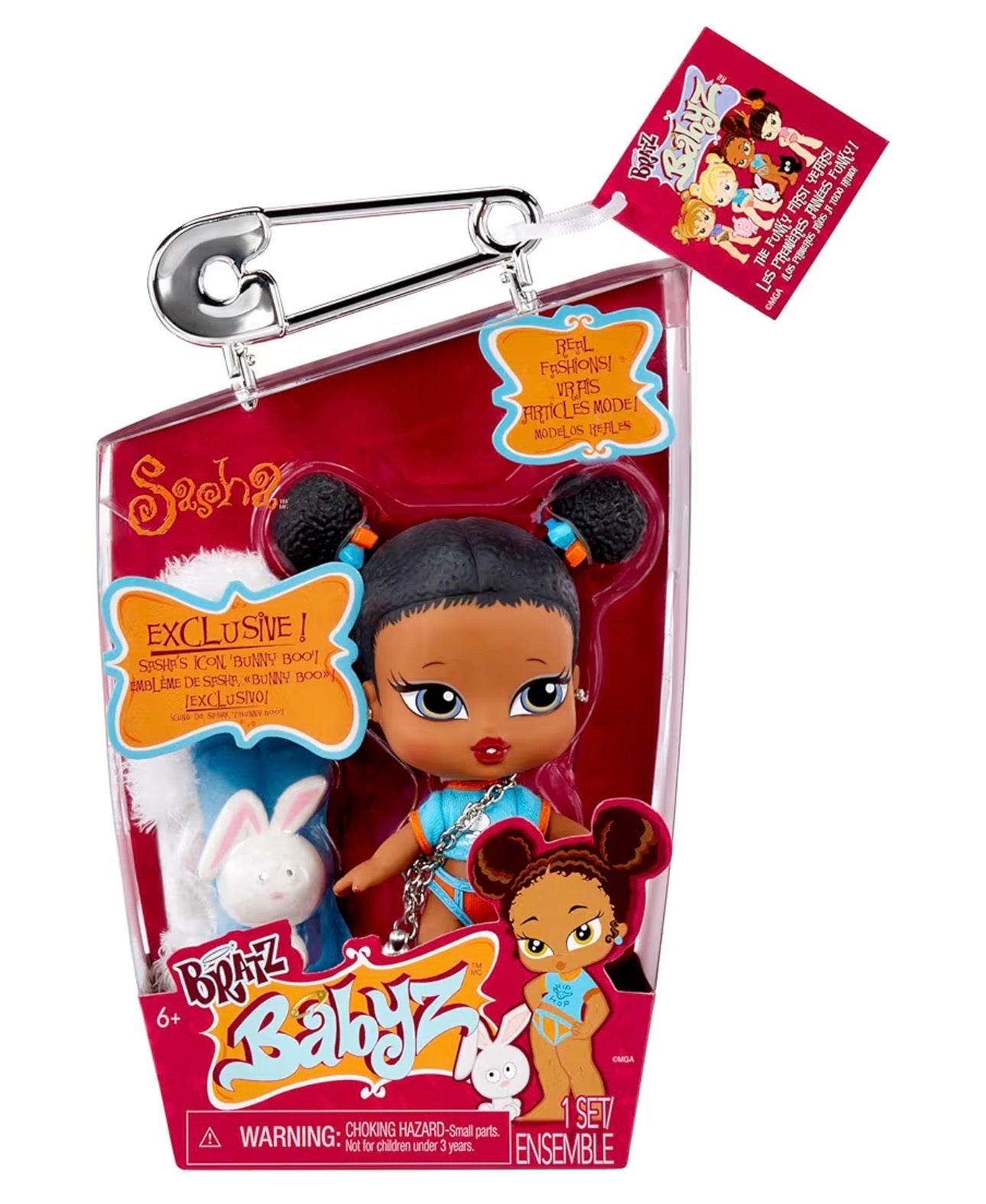 Bratz Babyz Bambola Fashion da Collezione - con Abiti Veri e Animale Domestico - Età 6+