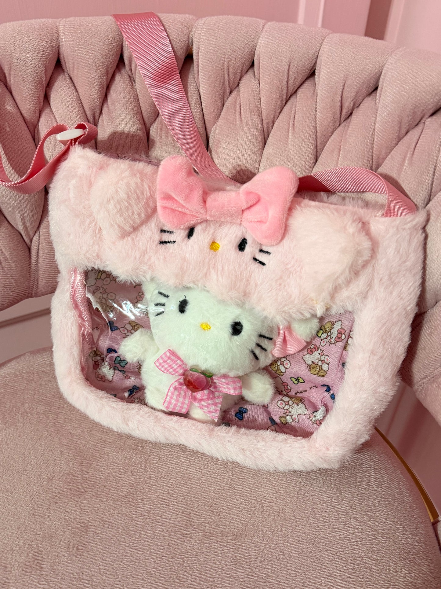 Sac Cinnamoroll avec peluche