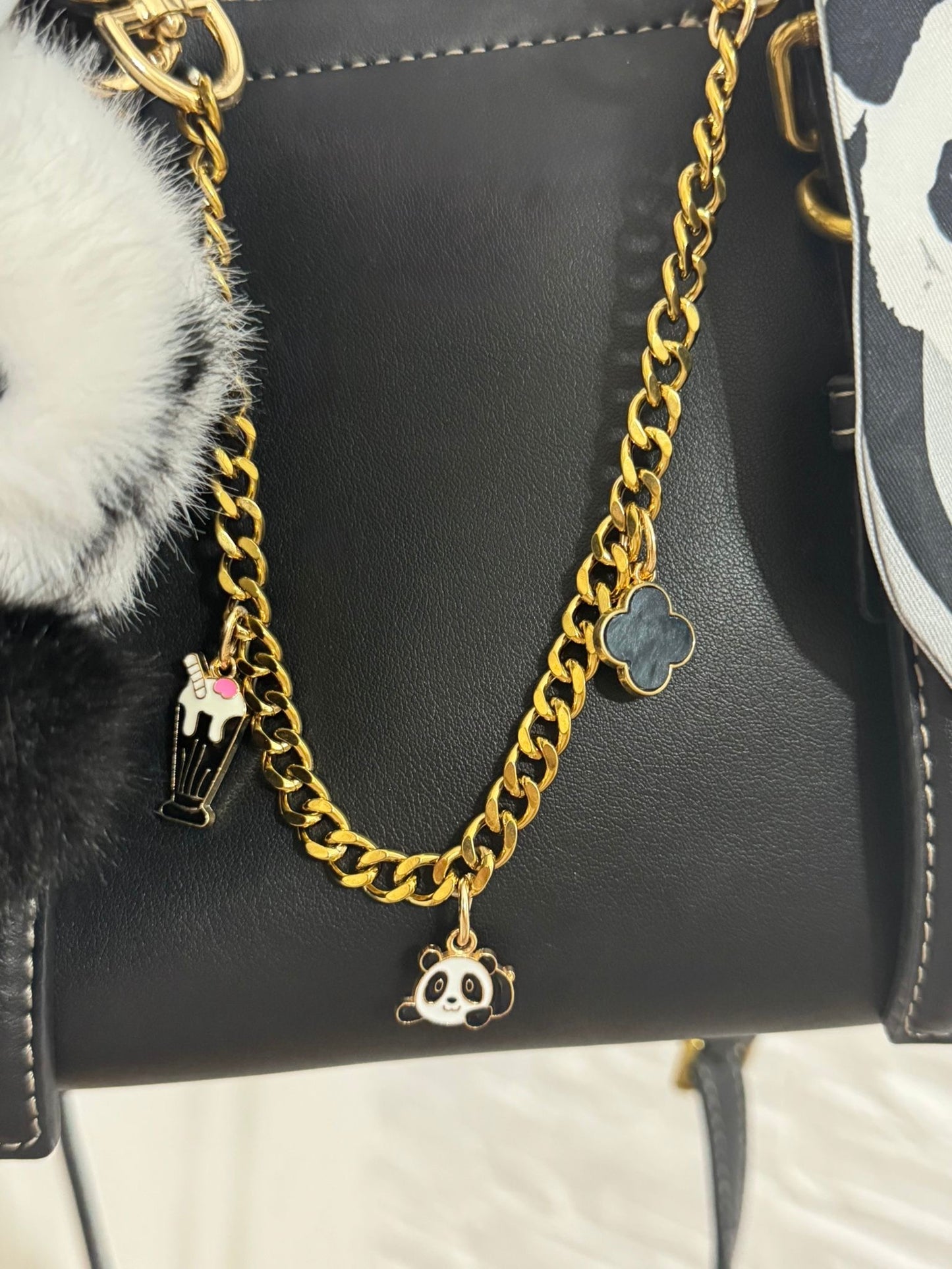 Panda Luxury Set: Peluche - Catena - Foulard