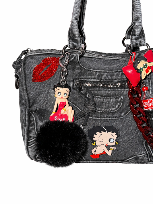 Borsa Denim - Betty Bombshell 28x20x14 cm