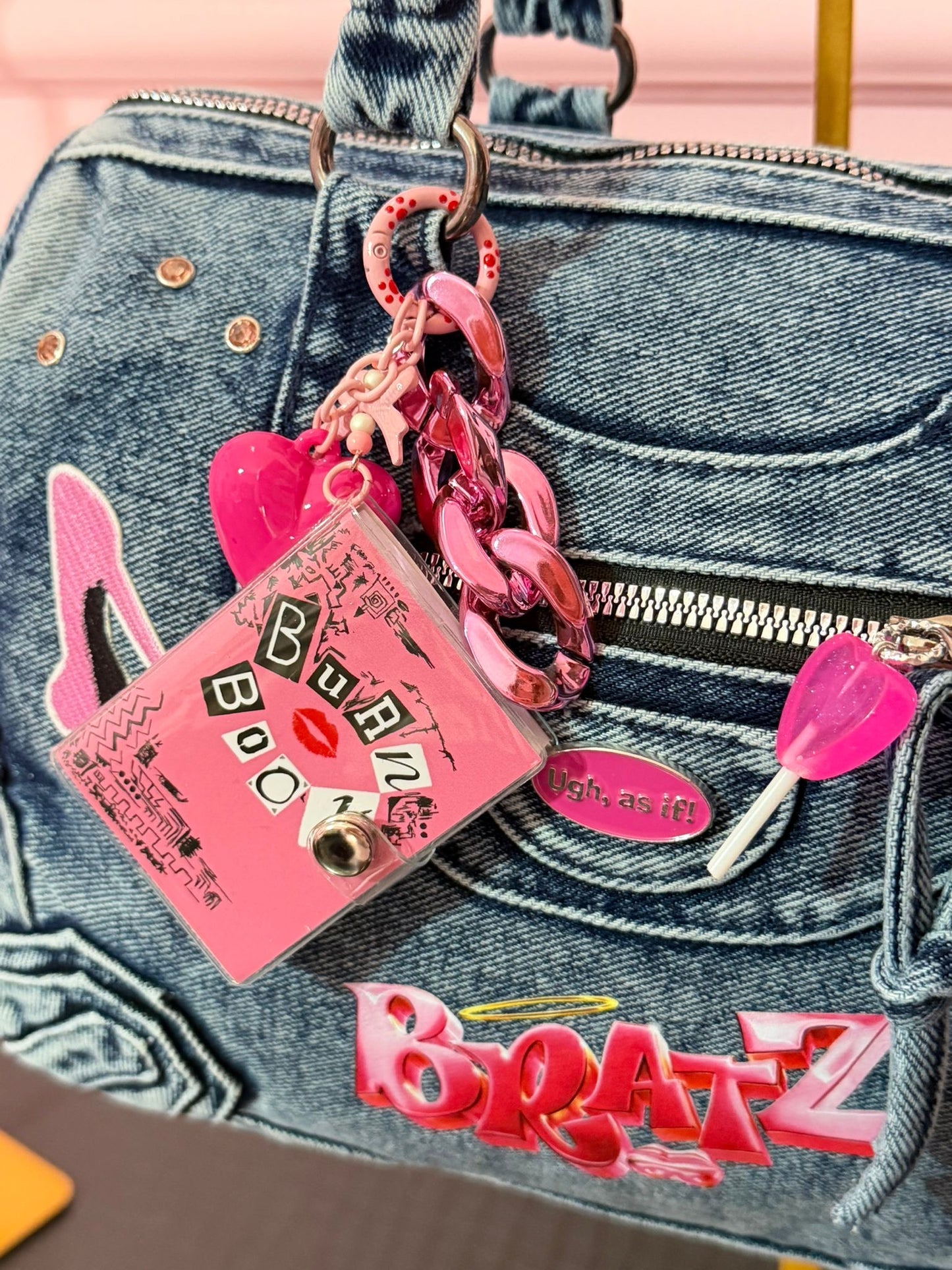 Borsa Denim - Burn Book 28x20x14 cm