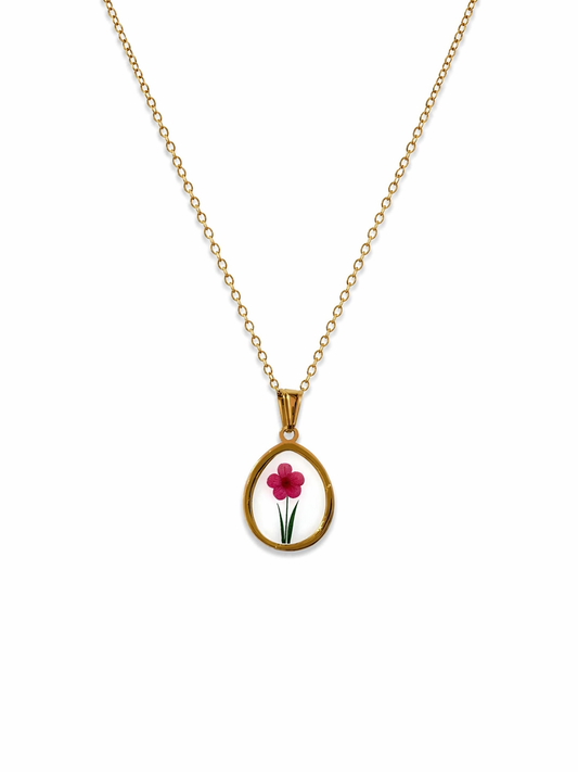 Collana Charm Romantica, in acciaio inossidabile