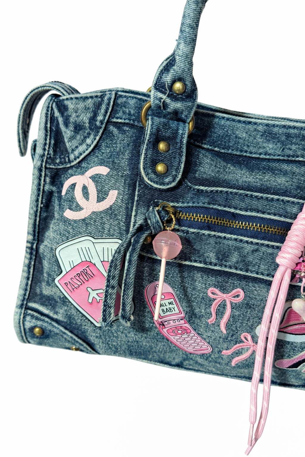 Borsa City Denim - Call Me in the City 37x26x15 cm