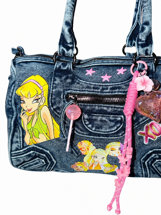 Borsa denim - Mood Stella 28x20x14 cm