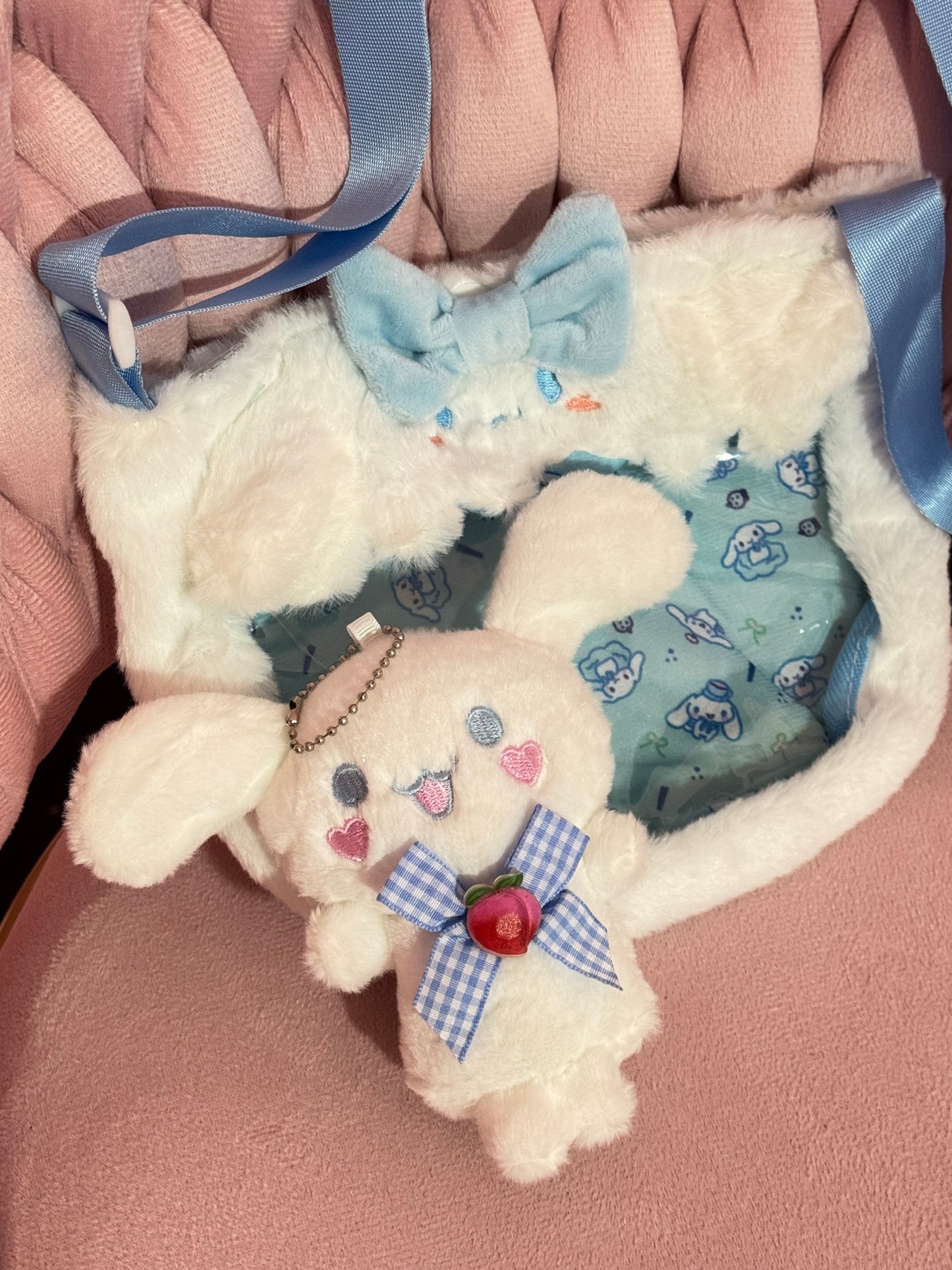 Borsa Cinnamoroll con peluche