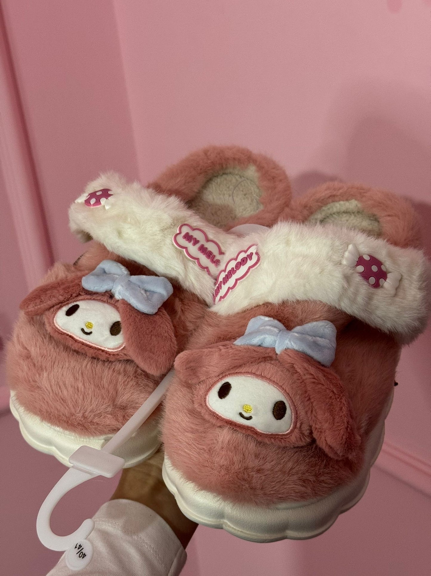 Pantofole in cotone peluche Hello Kitty