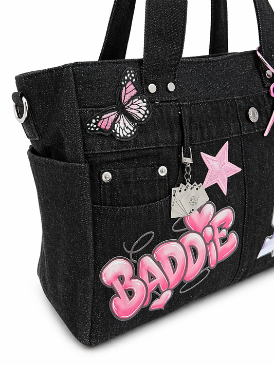 Y2K Tote Bag - Baddie Blossom