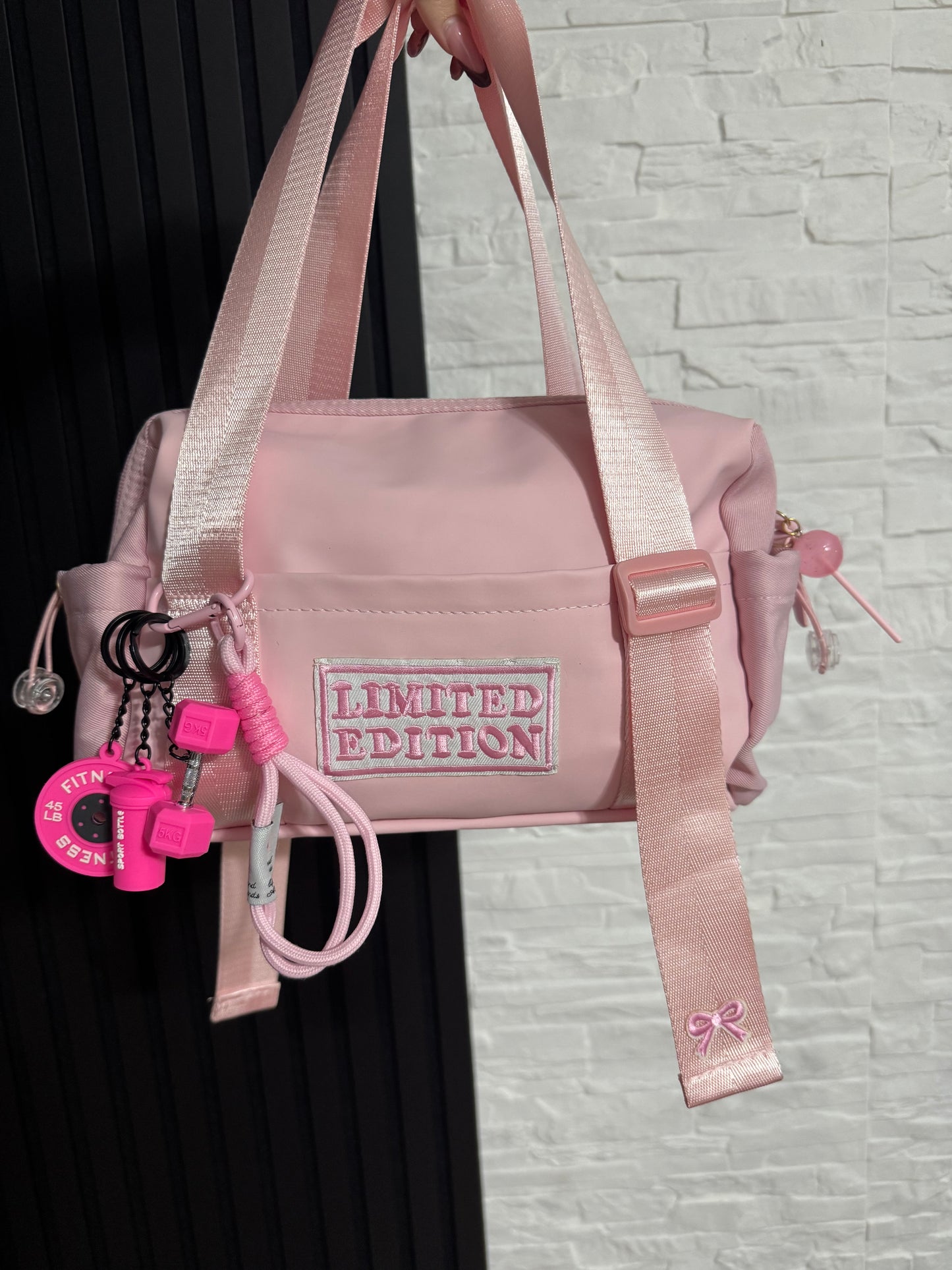 Baby Pink Mini Gym Bag