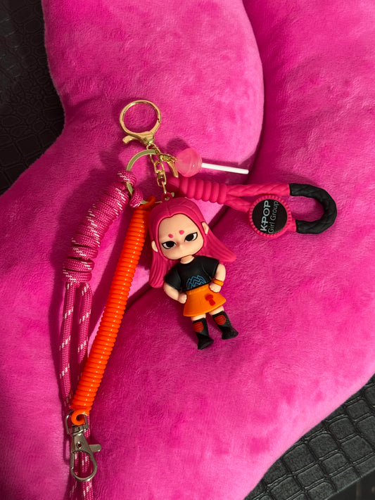 Portachiavi di K-Pop Demon Hunter, cartoon anime, per borse, decorazione per regalo, accessorio alla moda per fan, set da 1 pezzo