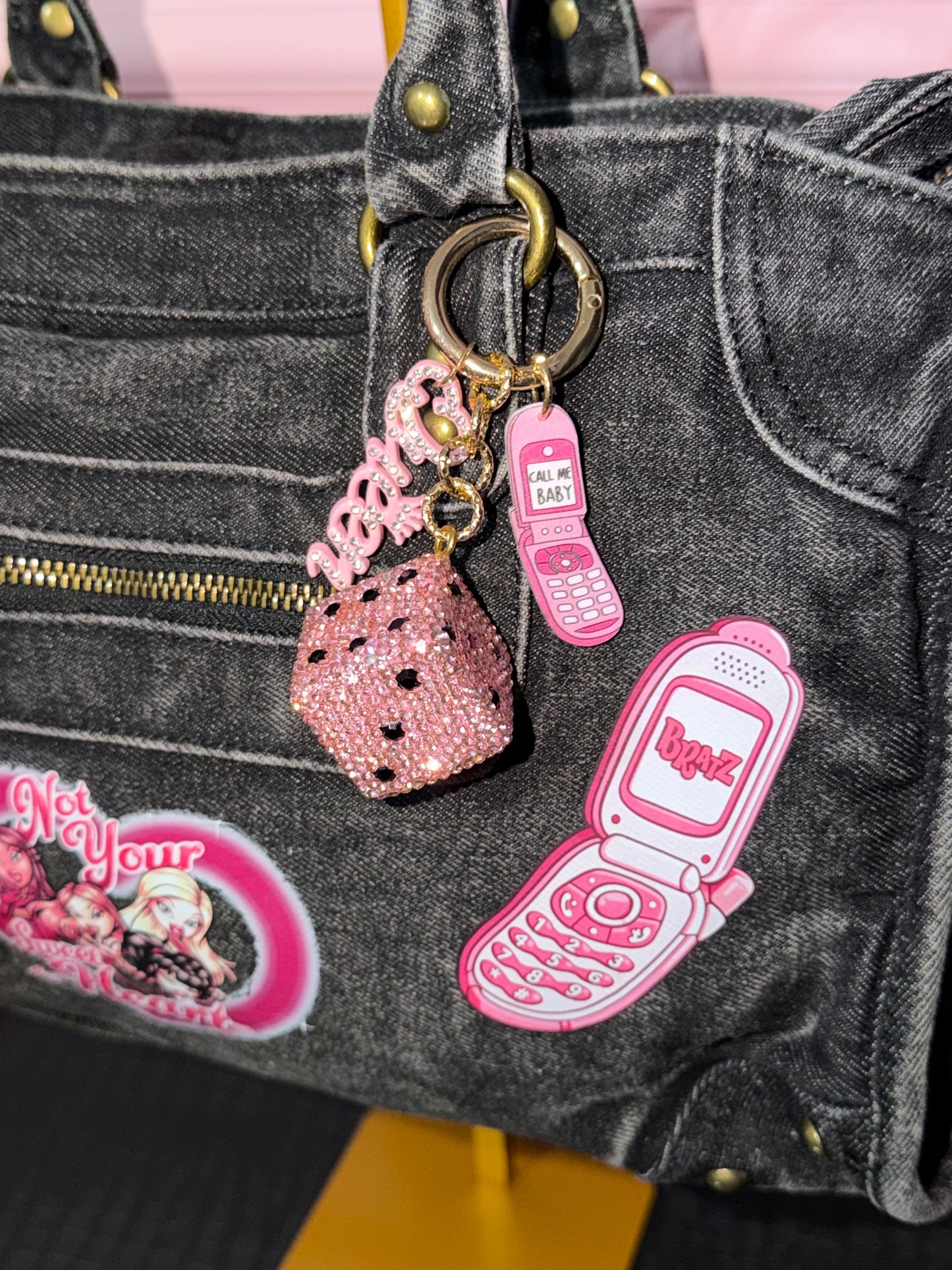 Borsa City Denim- Not Your Sweetheart 37x26x15cm