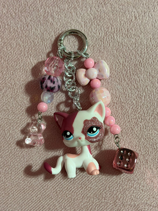 Portachiavi Littlest Pet Shop / Ciondolo a forma di animale LPS