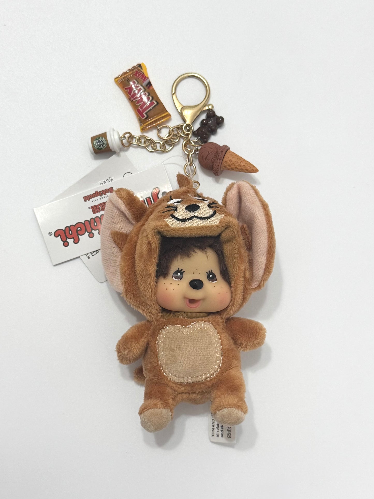 Monchhichi Tom & Jerry Keychain