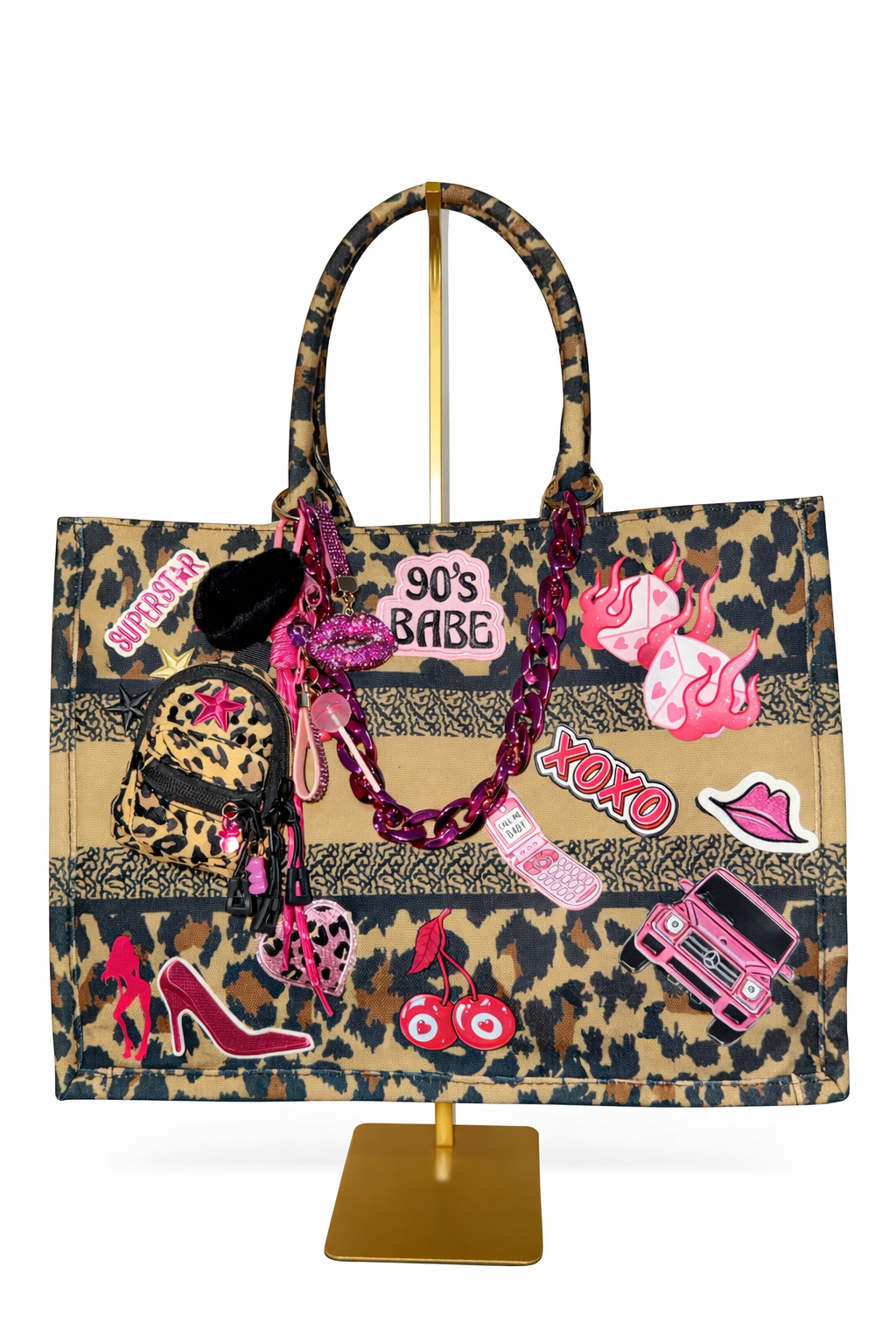 Leopard Tote Deluxe - 90’s Babe
