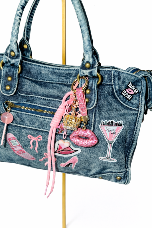 Borsa City Denim - Call Me in the City 37x26x15 cm