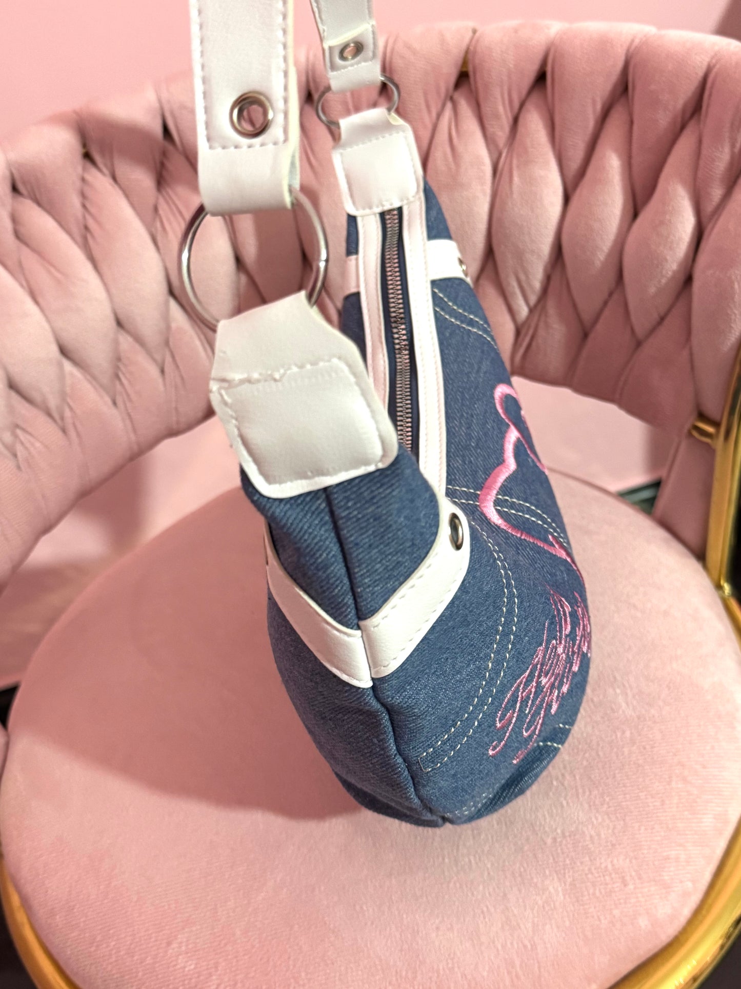 Borsa in denim Hello Kitty