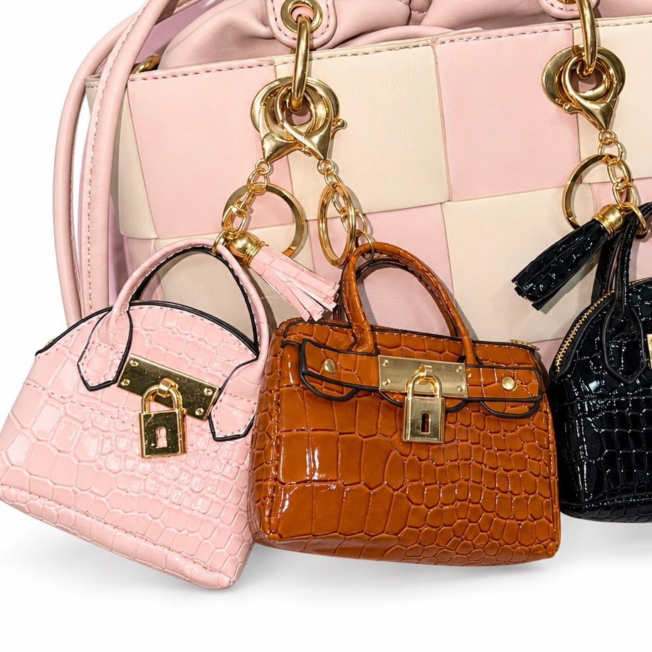 Mini Bag Charm Coccodrillo