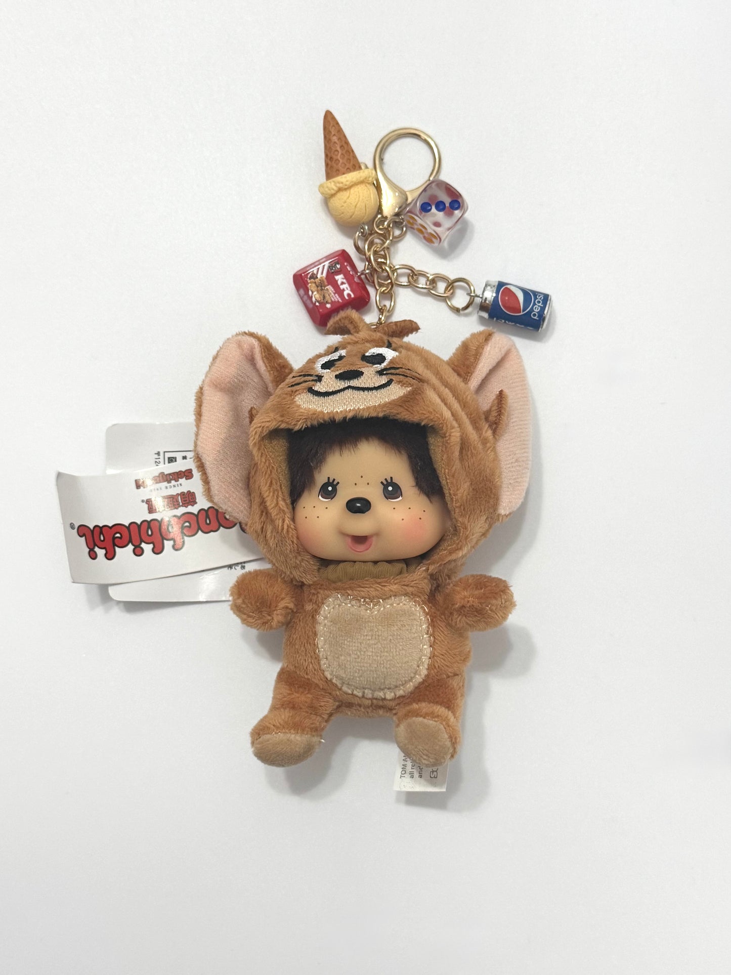 Monchhichi Tom & Jerry Keychain