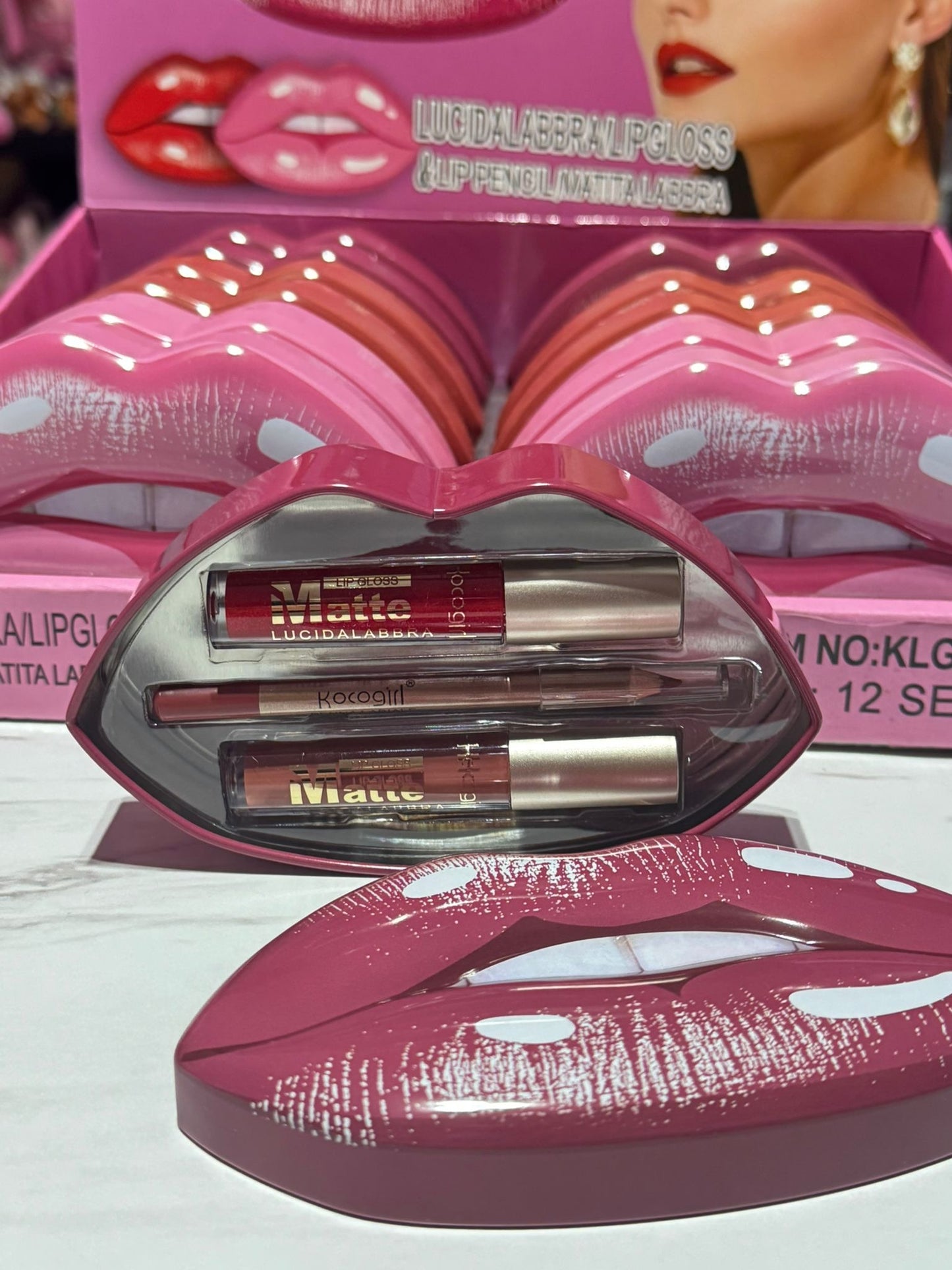 SET LUCIDALABBRA - LIPGLOSS - MATITA LABBRA