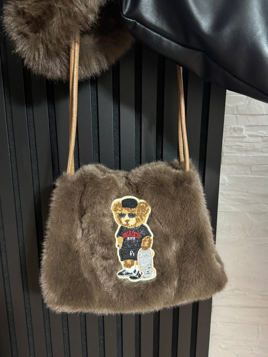 Borsa & Cappello Marrone Teddy