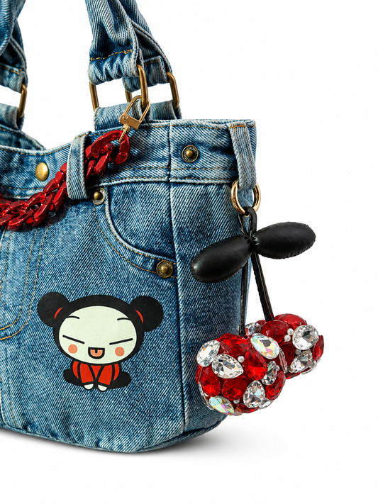 Borsa Y2K Mini Tote - Pucca Cherry