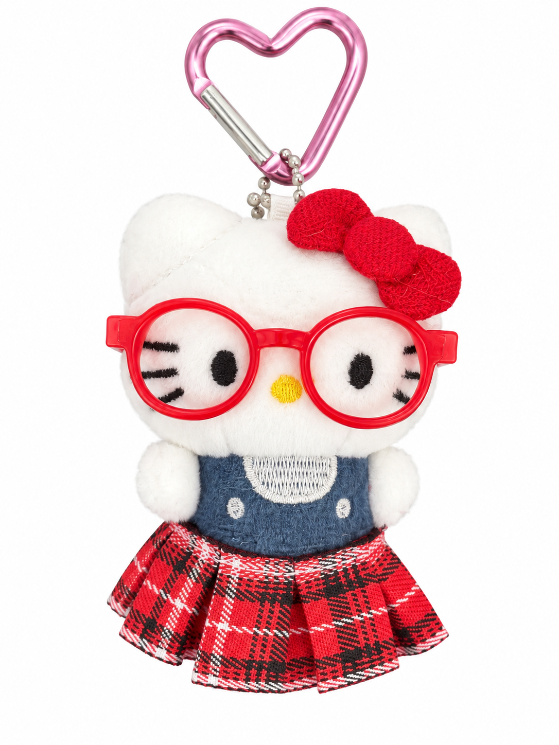 Portachiavi Peluche Kitty Nerd