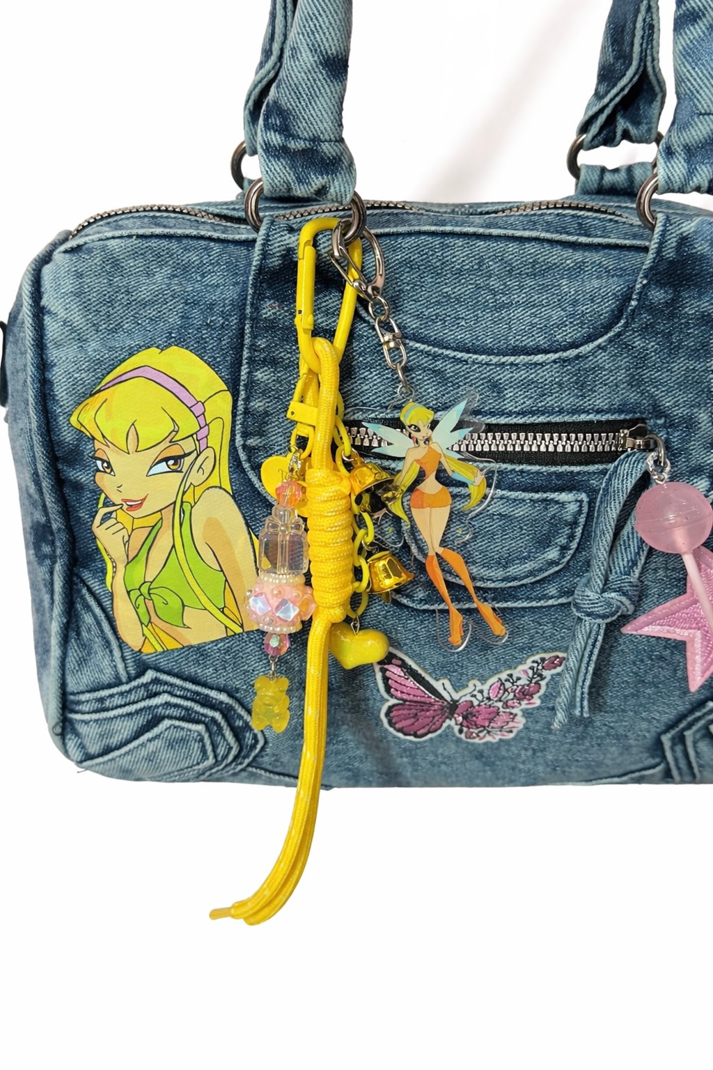 Borsa denim - Stella 28x20x14 cm