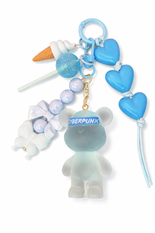 Rainbow Teddy Charm