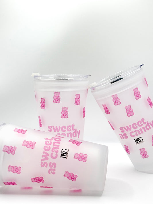 Sweet Candy Straw Cup 450ml
