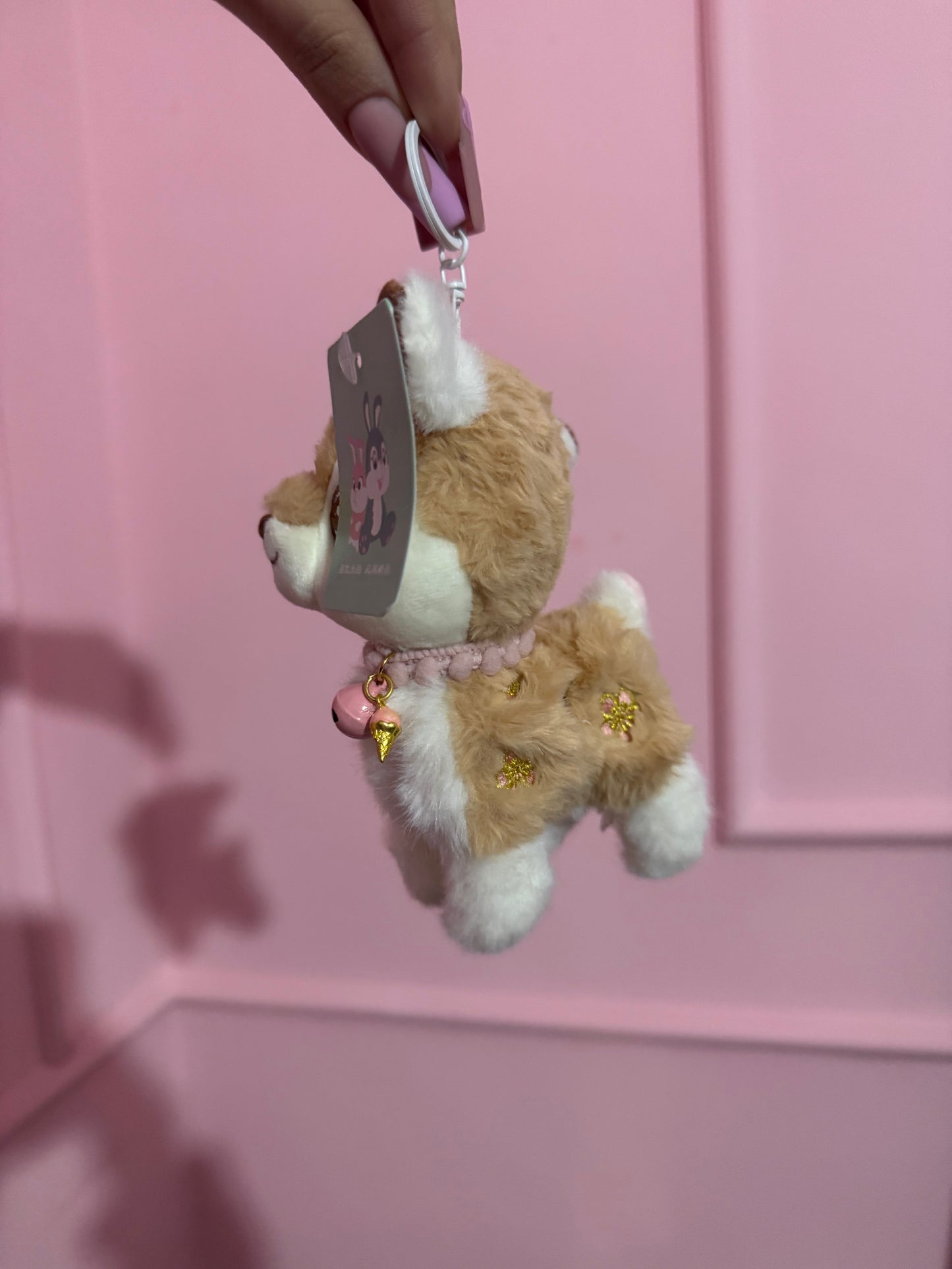 Portachiavi Peluche Cerbiatto Biscotto