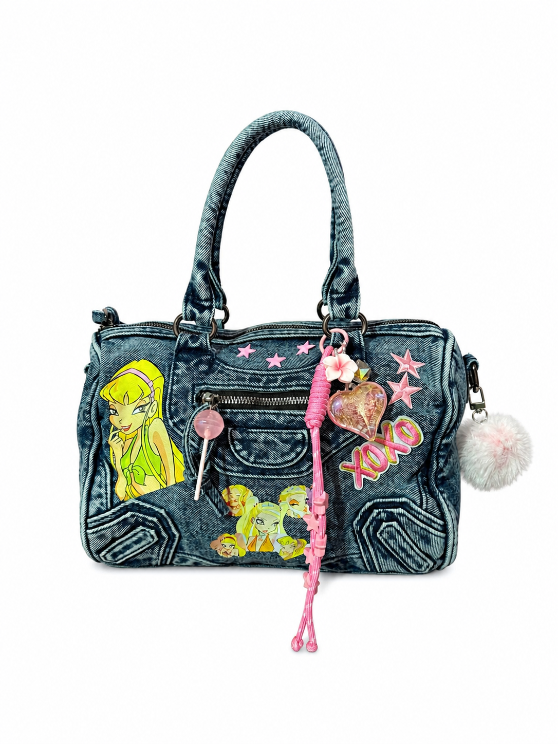 Borsa Denim - stile Y2k 28x20x14