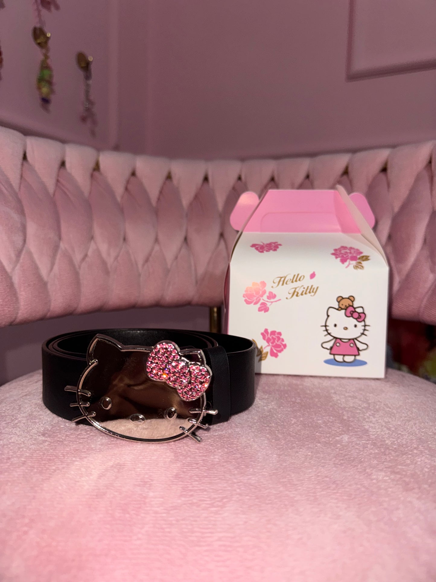 Cintura Hello kitty nera