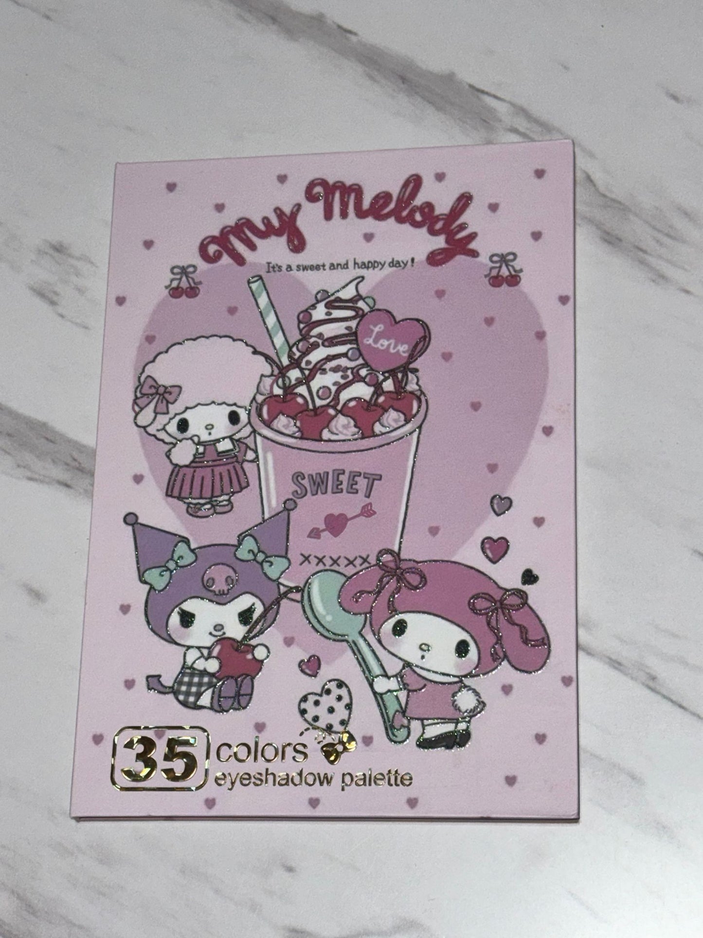 35 colors eyeshadow palette  Melody Kuromi