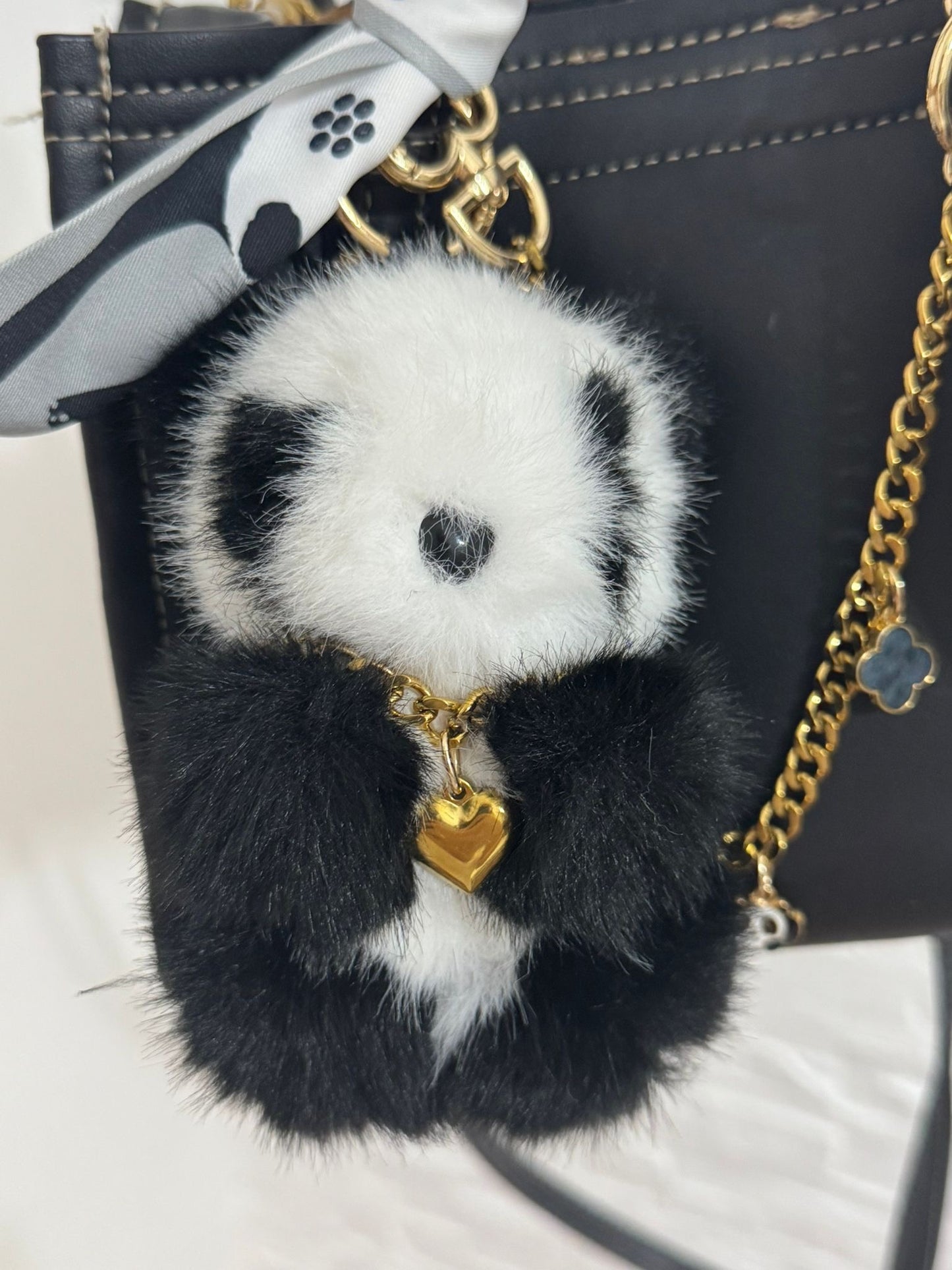 Panda Luxury Set: Peluche - Catena - Foulard