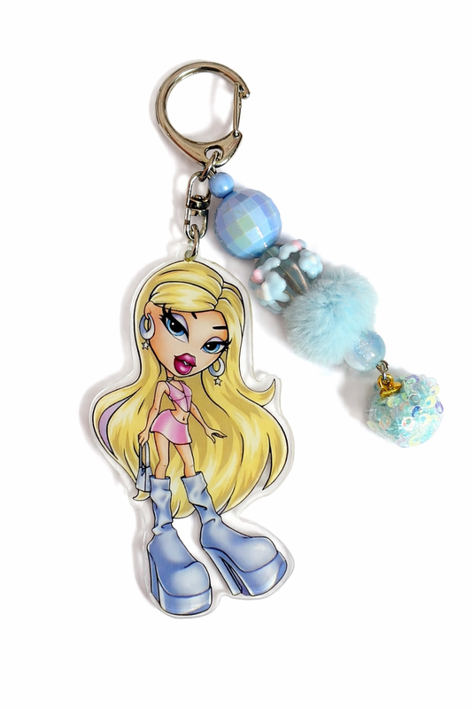 Charm Portachiavi Doll - Accessori alla moda per decorazione di borse e chiavi di auto