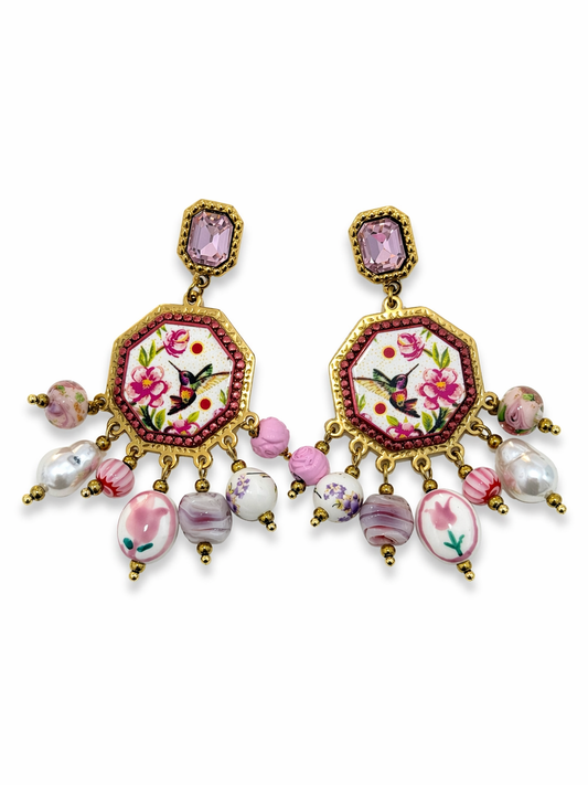 Blossom Bird Earrings