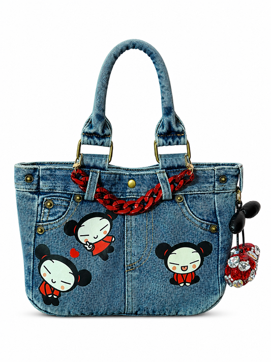 Borsa Y2K Mini Tote - Pucca Cherry