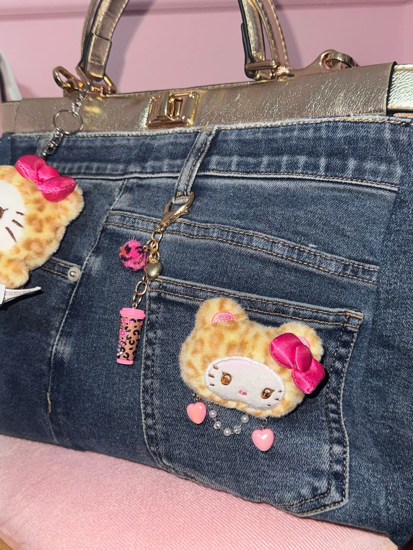Maxi Borsa Kitty Denim
