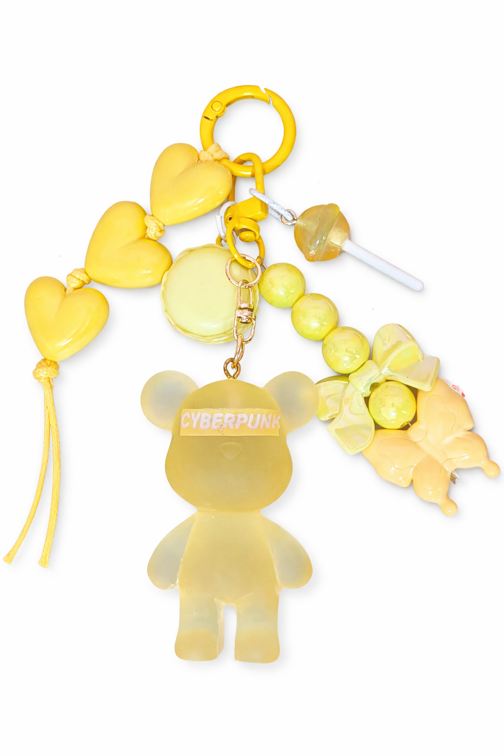 Rainbow Teddy Charm