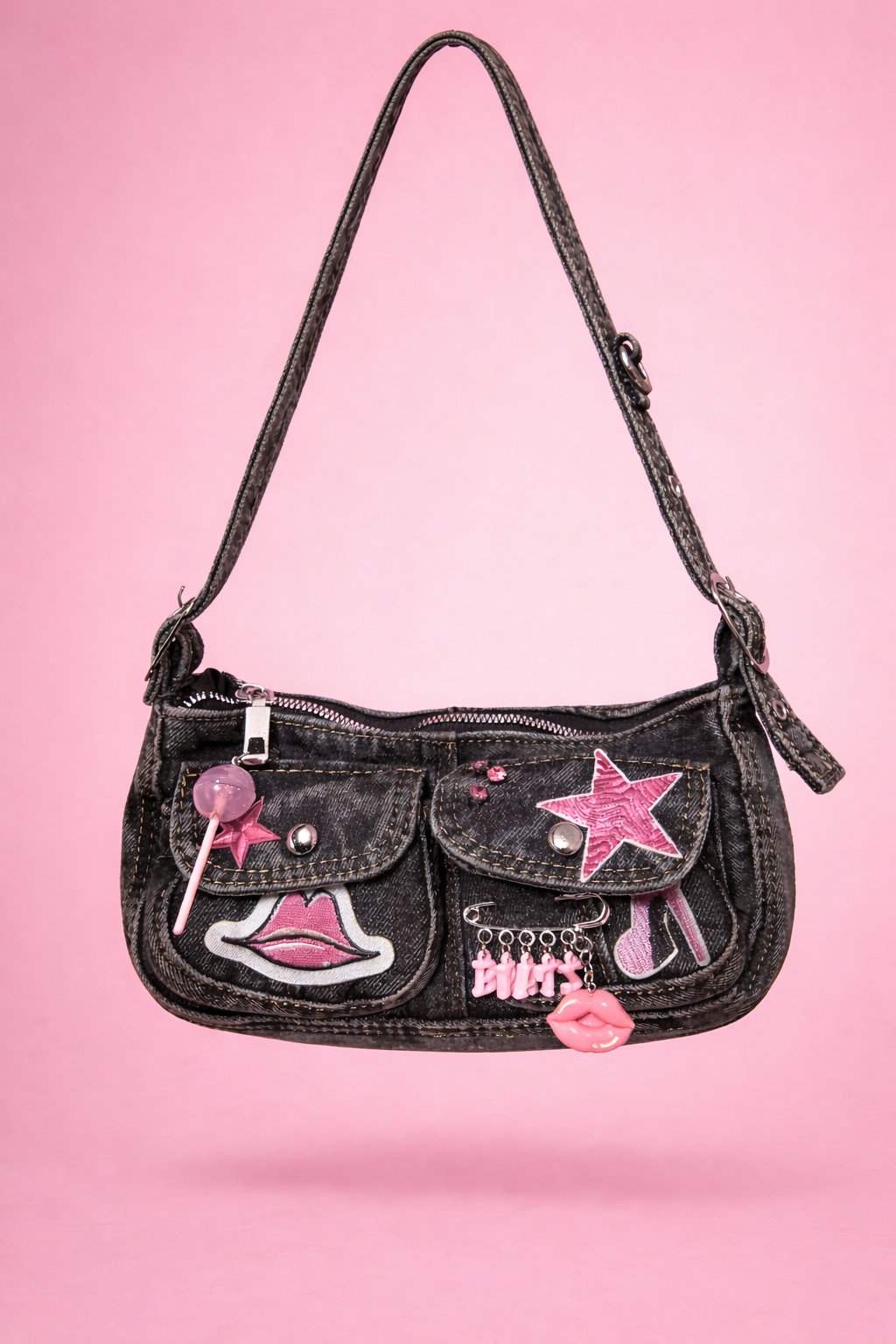 Borsa Baby Denim - stile Y2k
