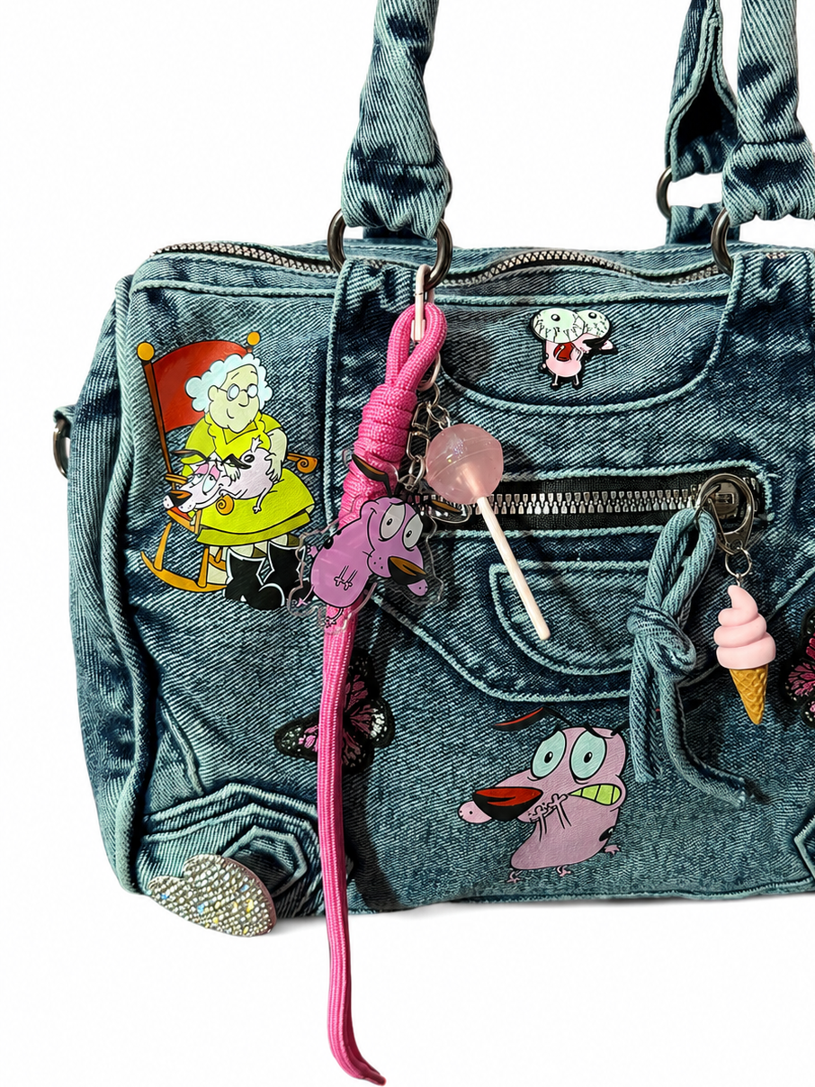 Borsa Denim - Courage Mood 28x20x14 cm