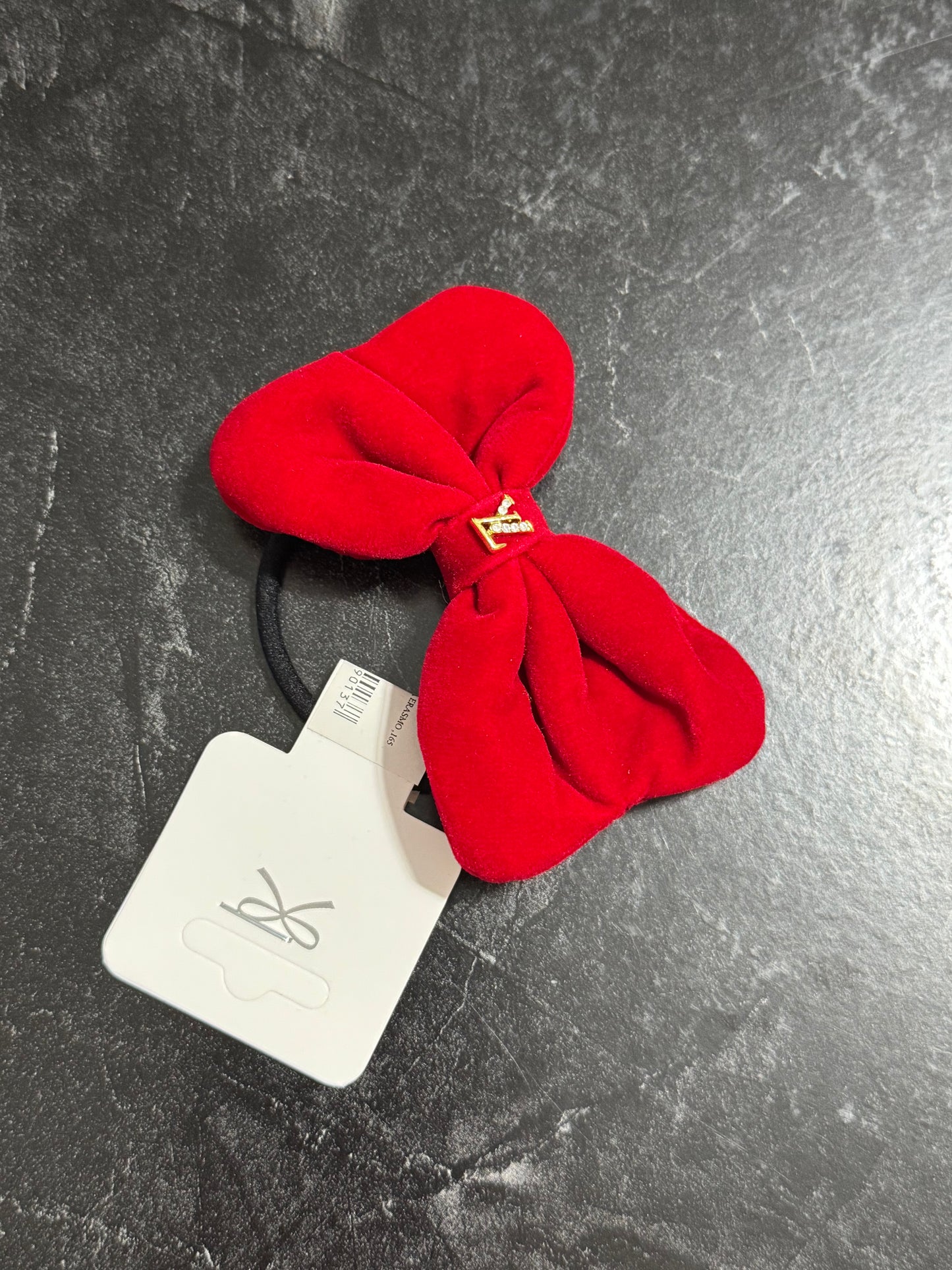 Elastico fiocco rosso luxury