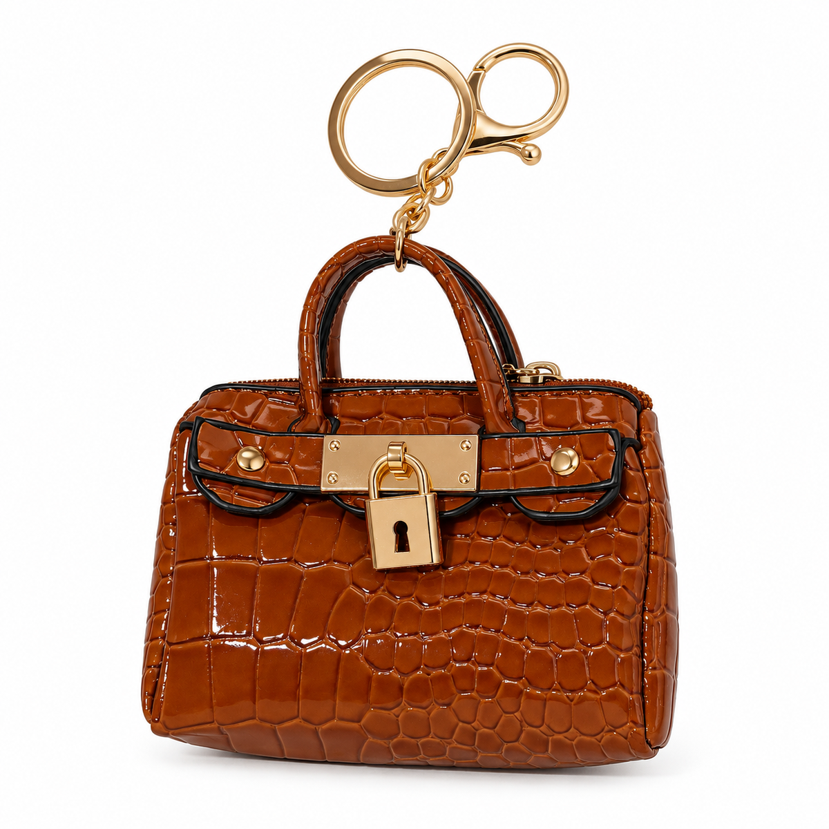 Mini Bag Charm Coccodrillo