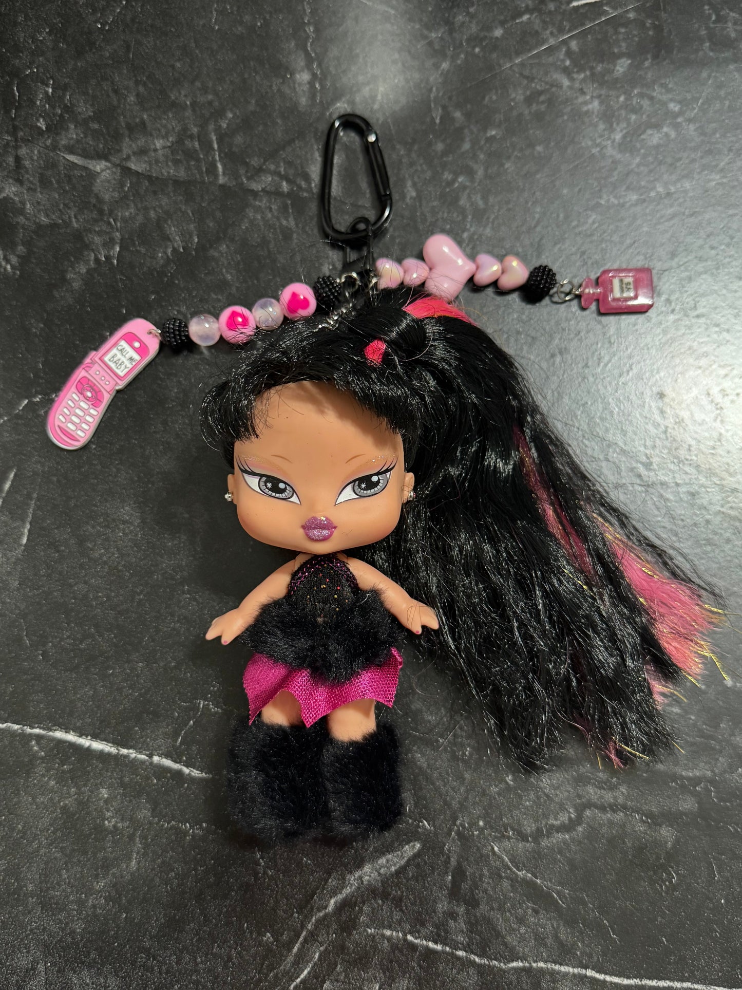Bratz Bambola Portachiavi dai capelli lunghi, Edizione rara