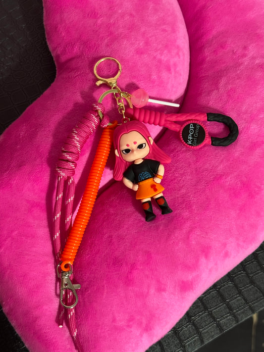 Portachiavi di K-Pop Demon Hunter, cartoon anime, per borse, decorazione per regalo, accessorio alla moda per fan, set da 1 pezzo