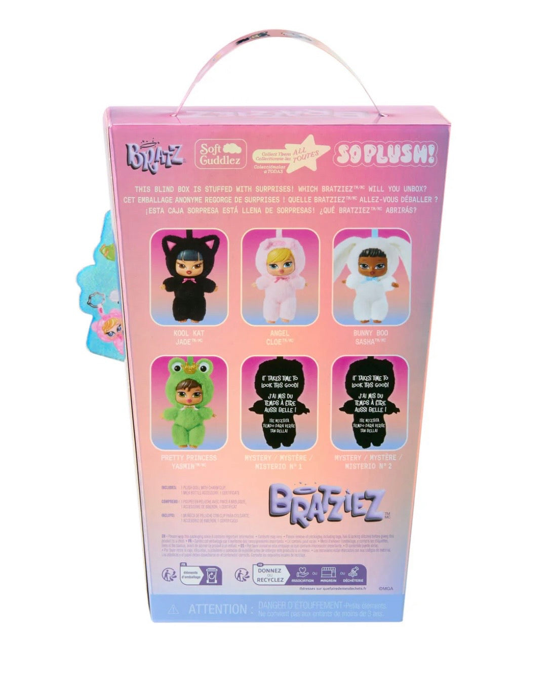 Bratz Bratziez Icon Seriez Plush Keychain Blind Box