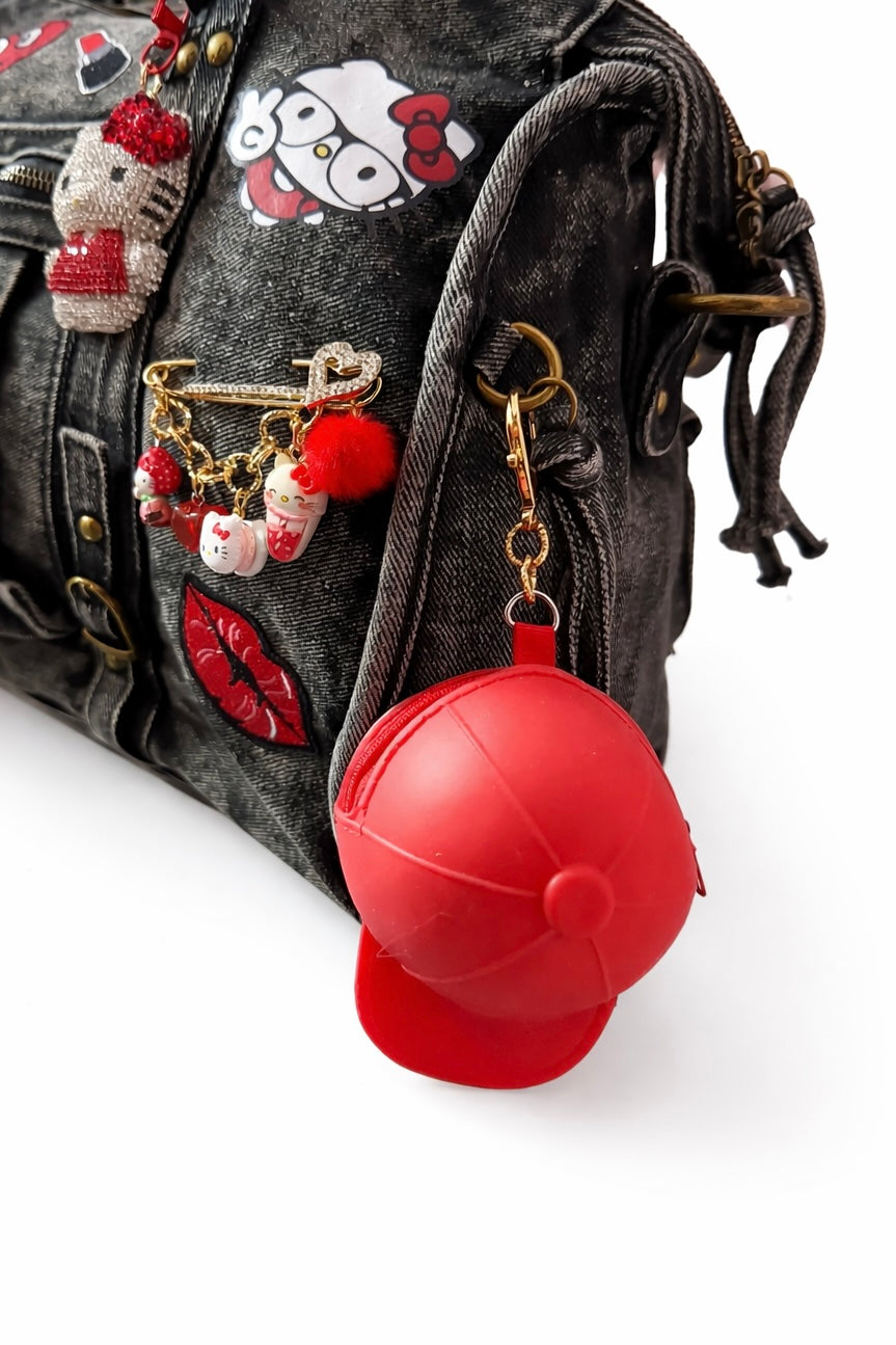 Borsa City Denim Maxi - Kitty Kiss