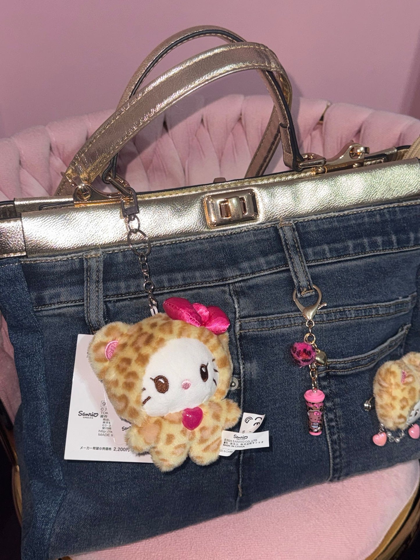 Maxi Borsa Kitty Denim
