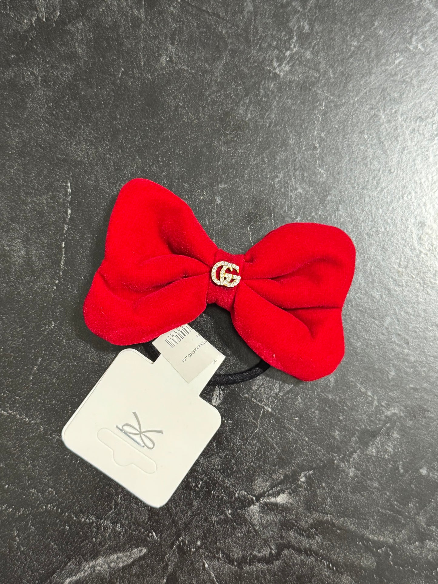 Elastico fiocco rosso luxury