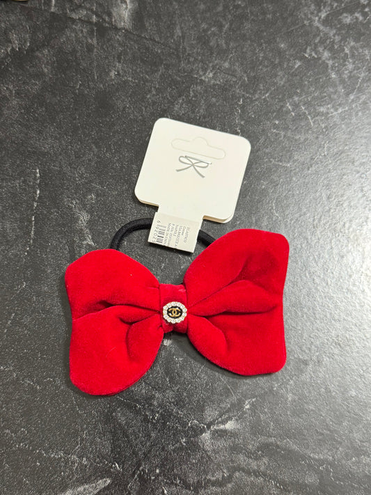 Elastico fiocco rosso luxury